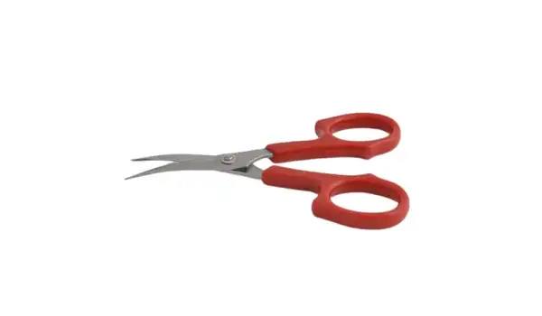 Plastik Saplı Eğri Nakış Makası (5.12 - 130Mm) / HS-1553