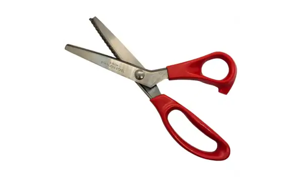 Plastik Saplı Sürfile Zikzak Makası 9-1/4 İnç 23.3Cm / A-85