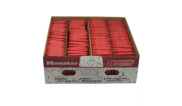 Sabun Çizgi Taşı Kırmızı 100 Adet / CARISMA-04