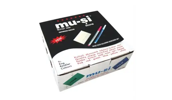 Sabun Çizgi Taşı Sarı 100 Adet / MUSI-05