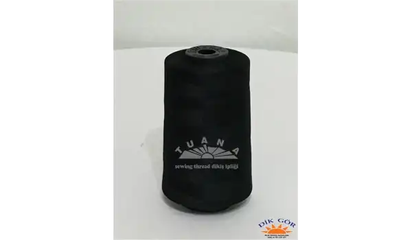 Tuana 120 Numara Koyu Siyah Polyester Dikiş İpliği