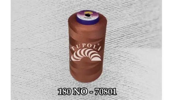 Tupoli 180 Numara 70801 İlikli Polyester Dikiş İpliği