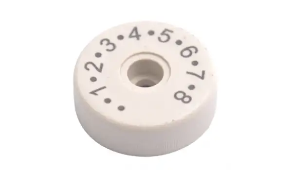 Typical GC-302/303 Plastik 8 Haneli Beyaz Numaratör / LXF-81198