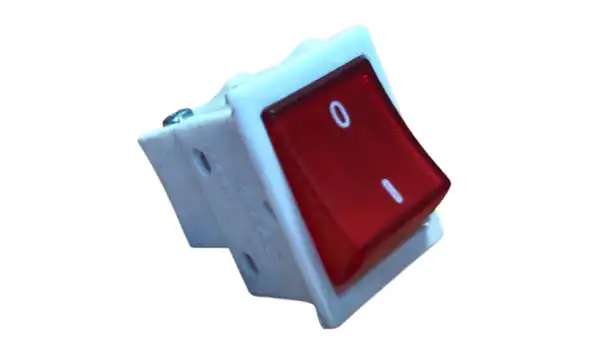 Ütü Işıklı Anahtar Beyaz Gövdeli / TY ANH GNS1