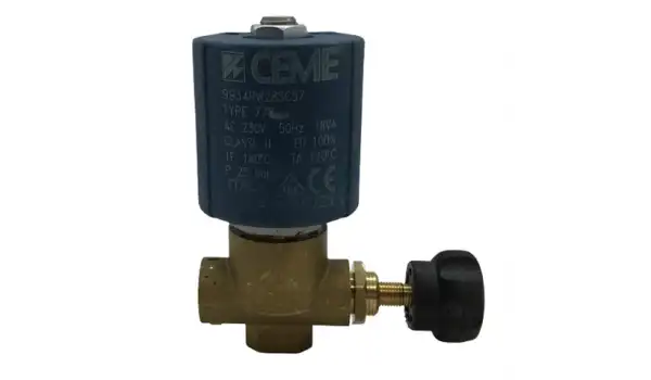 Ütü Solenoid Valf 1/4 (2 Yollu-Ayarlı-Büyük Soketli) / 9934