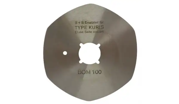 Yuvarlak Kesim Motor 6 Köşe Bıçak / BOM100(6)