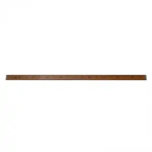 Ahşap Manifatura Cetveli Demirli 1 Metre (100Cm)