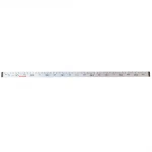 Ahşap Manifatura Cetveli Paslanmaz Demirli 1 Metre (100Cm) Beyaz (Ağaç)