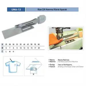 Biye Çift Kıvırma Klorat (Etek) Apara 25X7mm / APR 13-R