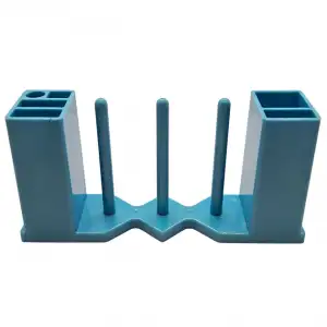 Dikiş Makinesi Mıknatıslı Masura Koyma Aparatı 3Lü Çift Kutulu Mavi