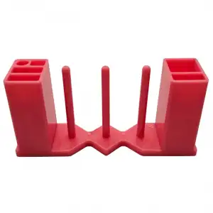 Dikiş Makinesi Mıknatıslı Masura Koyma Aparatı 3Lü Çift Kutulu Pembe