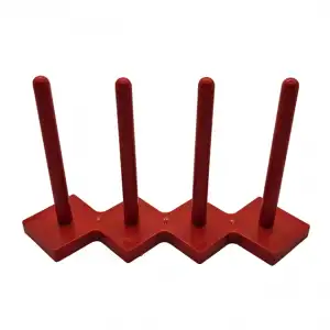 Dikiş Makinesi Mıknatıslı Masura Koyma Aparatı 4Lü Kırmızı