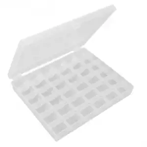 Ev Tipi Aile Dikiş Makinesi 36Lı Şeffaf Masura Saklama Kutusu