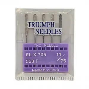 Ev Tipi Overlok Dikiş Makinesi İğnesi / Elx705  11/75 5Adet