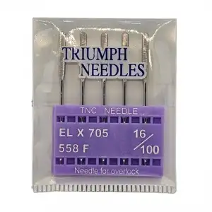 Ev Tipi Overlok Dikiş Makinesi İğnesi / Elx705  16/100 5Adet