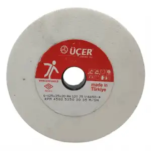 Hızar Makinesi İçi Çukur Bileme(Zımpara) Taşı 125X25X20-70X14