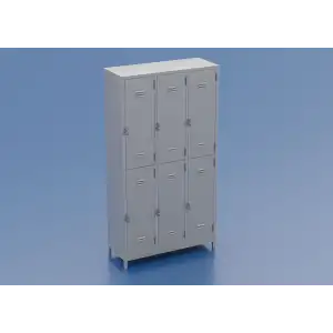 Kardesan Altılı Soyunma Dolabı 120Cm X 40Cm Yük 200Cm