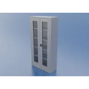 Kardesan Camlı Kilitli İplik Dolabı