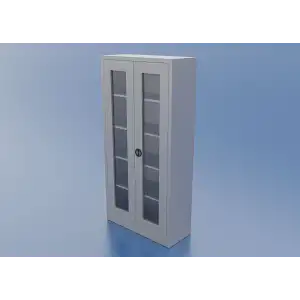 Kardesan Camlı Kilitli İplik Dolabı