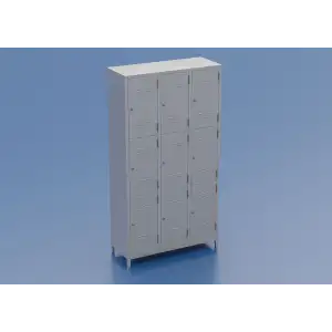 Kardesan Dokuzlu Soyunma Dolabı 120Cm X 40Cm Yük 200Cm