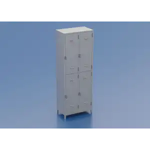 Kardesan Dörtlü Soyunma Dolabı 80Cm X 40Cm Yük 200Cm