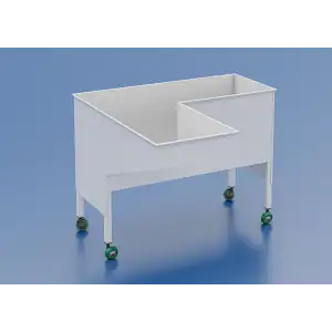 Kardesan Kollu Makina Ön Teknesi Tekerli Saç 95Cm X 45Cm