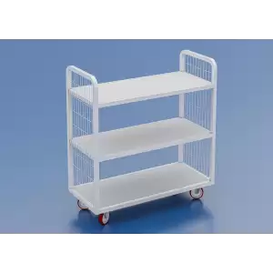 Kardesan Tekerli Raf 2 Yanı Hasır Tel Kaplı 65Cm X 145Cm Yük 160Cm