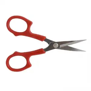 Plastik Saplı Eğri Nakış Makası (5.12 - 130Mm) / HS-1553