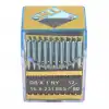 Düz Makine İnce Dip Yanmaz Dikiş İğnesi / DBX1 SES PVD 12/80 100ADET