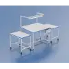 Kardesan Üstten Işıklı Kalite Kontrol Masası Sabit 140Cmx90Cm(Sağ-Sol Tekerli Sehpa Yük 85)