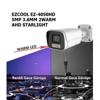 EZCOOL EZ-4050HD 5MP 3.6MM 2WARM AHD STARLIGHT