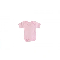 Sema Bebe Yarım Kol Badi (Body) - Pembe