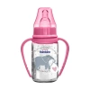 Bambino Kulplu Cam Biberon 125 ml - Pembe