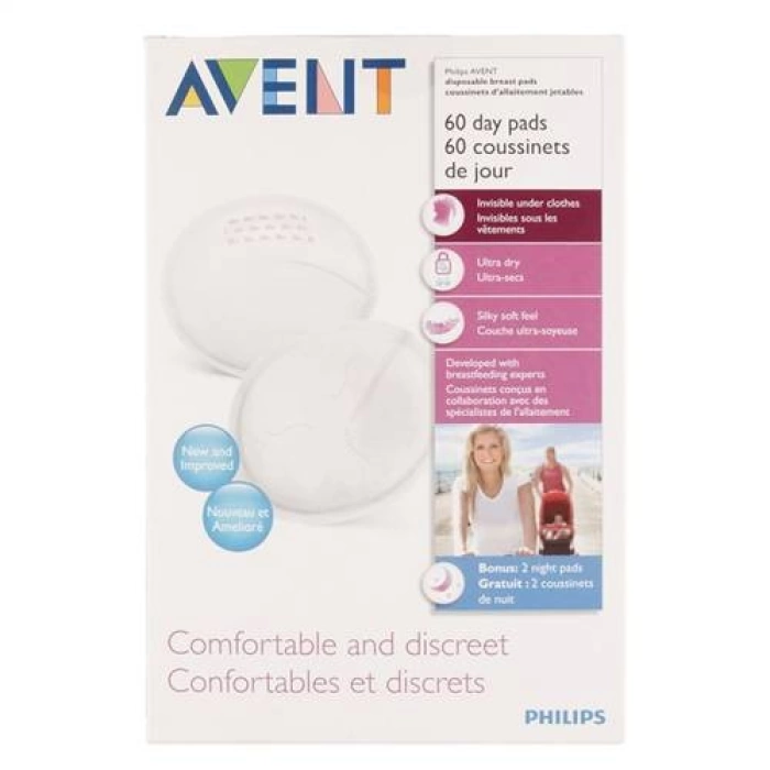 Avent Tek kullanımlık Göğüs Pedi 60lı