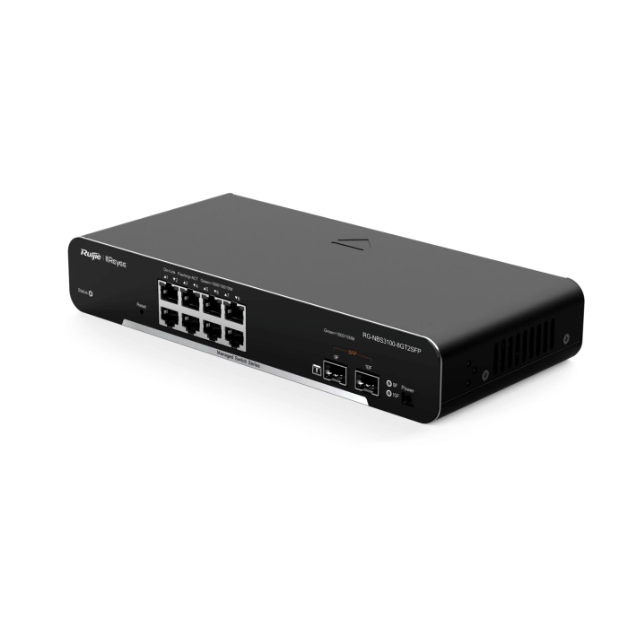 RUIJIE REYEE RG-NBS3100-8GT2SFP 8GIGABIT YÖNETİLEBİLİR SWITCH 2 SFP