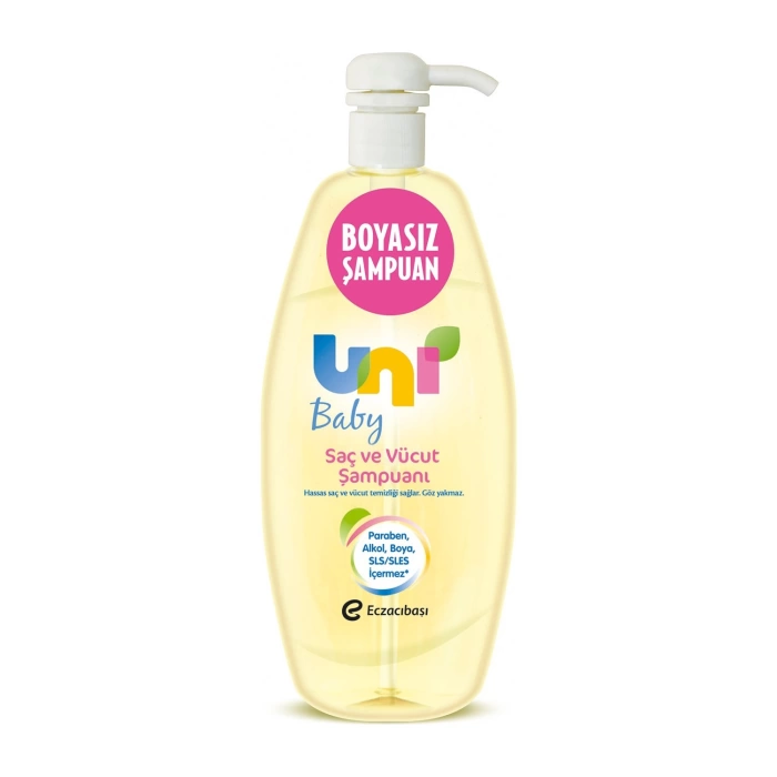 Uni Baby Saç ve Vücut Şampuanı 750 ml - Ekonomik Boy -