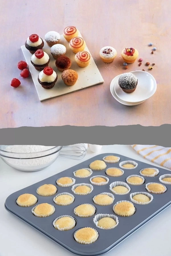Muffin Kalıbı 24lü Mini Cupcake Fırın Kapsülü Kek Browni Kekstra Kurabiye Kalıbı Muffin