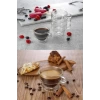 3lü Çift Cidarlı Bardak 2 Kat Still Kahve Çay Fincanı Süt Kahve Isıya Dayanıklı