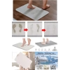 Sihirli Su Emici Diatom Banyo Paspası Kaymaz Taban Figürlü Hijyenik Ayak