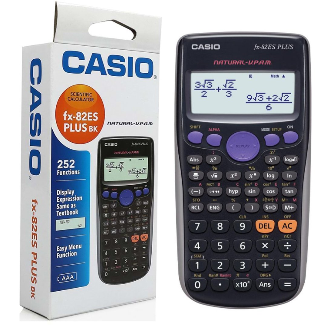 Casio FX-82 ES Plus Fonksiyonlu Hesap Makinesi
