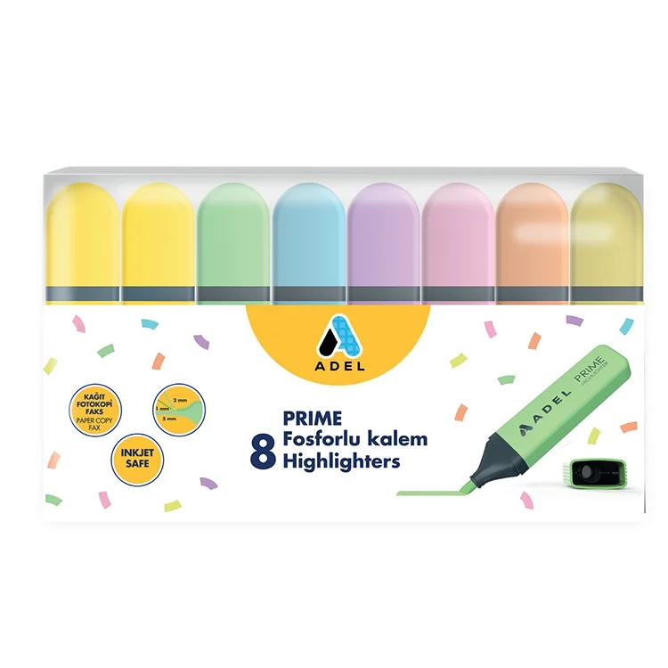 Adel Fosforlu Kalem Prime Set 8li 2201000117000 Fckm