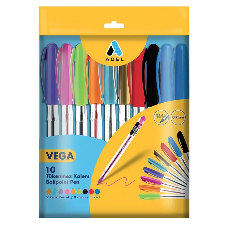 Adel Vega Tükenmez Kalem Karışk Renk 2210000006000
