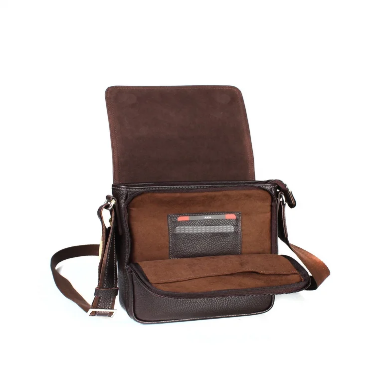 Aka El Çantası 303-4 Floter Kahve Deri