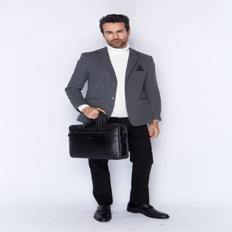 Aka Evrak Çantası 253-4 Floter Kahve Deri