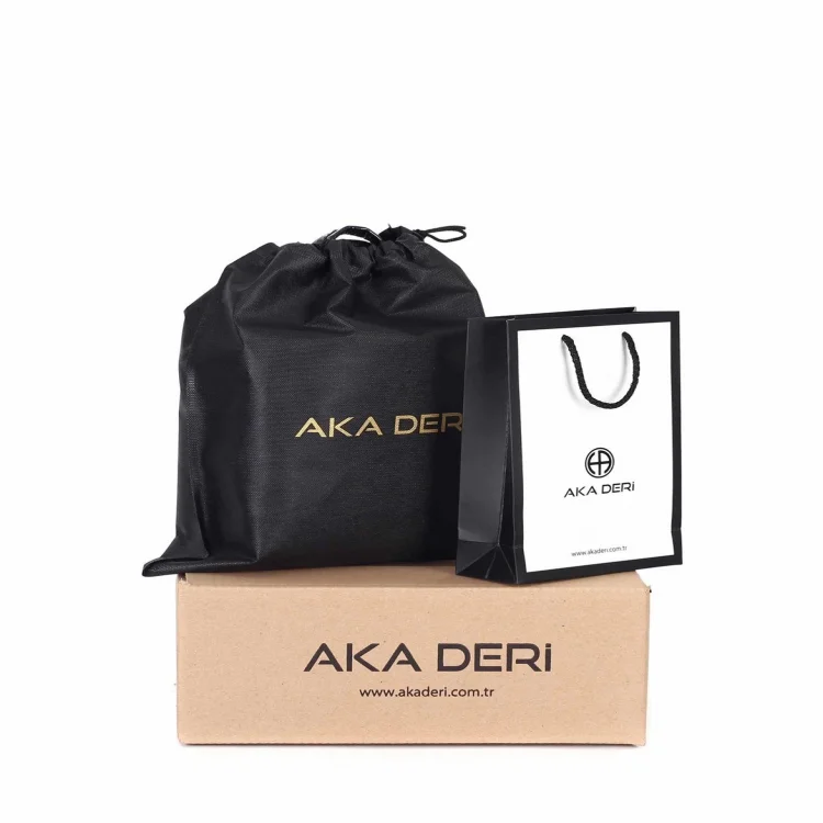 Aka Omuzdan Askılı Çanta 330-61 Deri Kahve