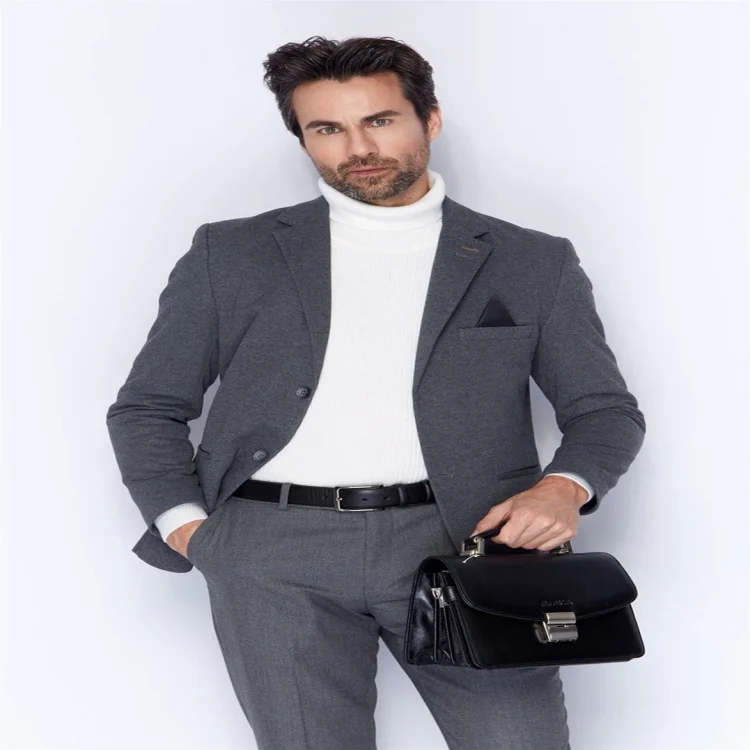 Aka Portföy Çantası 132-1 Düz Siyah Deri