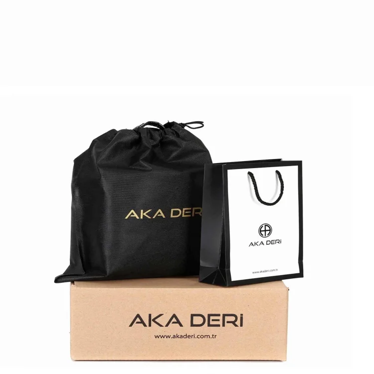 Aka Portföy Çantası 132-1 Düz Siyah Deri