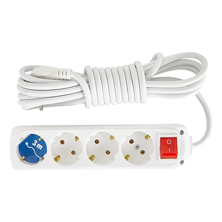 Almera 4lü Topraklı Priz 3mt Anahtarlı