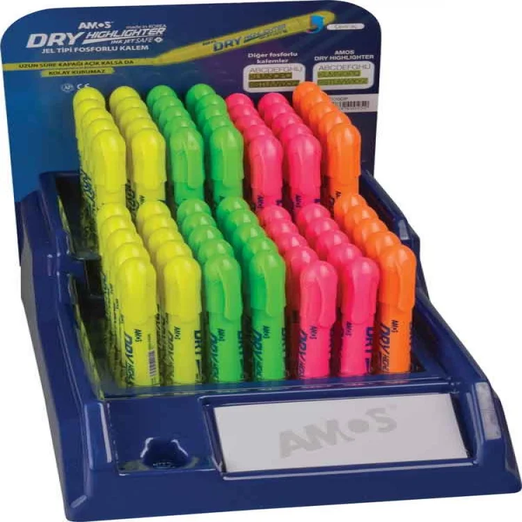 Amos Fosforlu Kalem Jel Dry 70li Stand Hld70dp