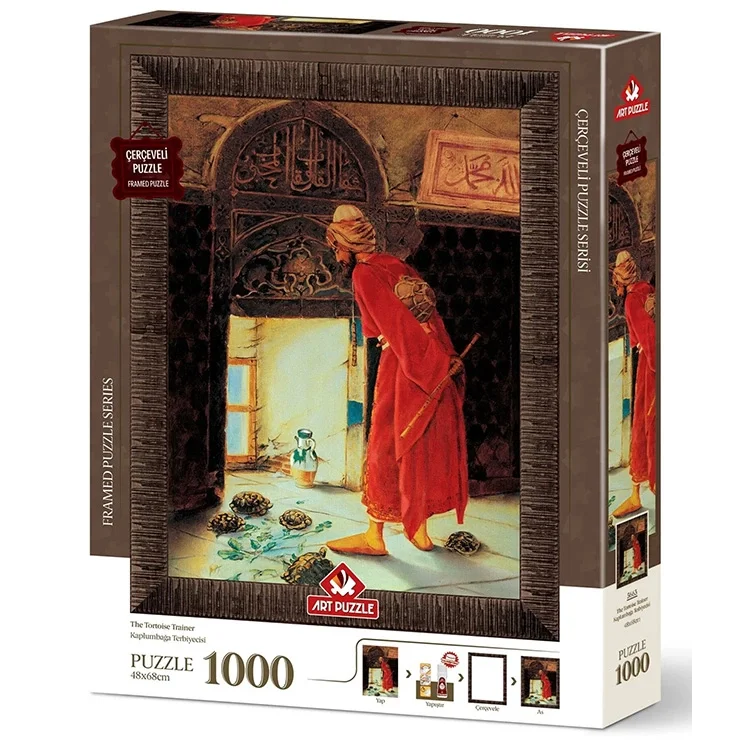 Art Puzzle Kaplumbağa Terbiyecisi 1000 Parça Çerçeveli 5663